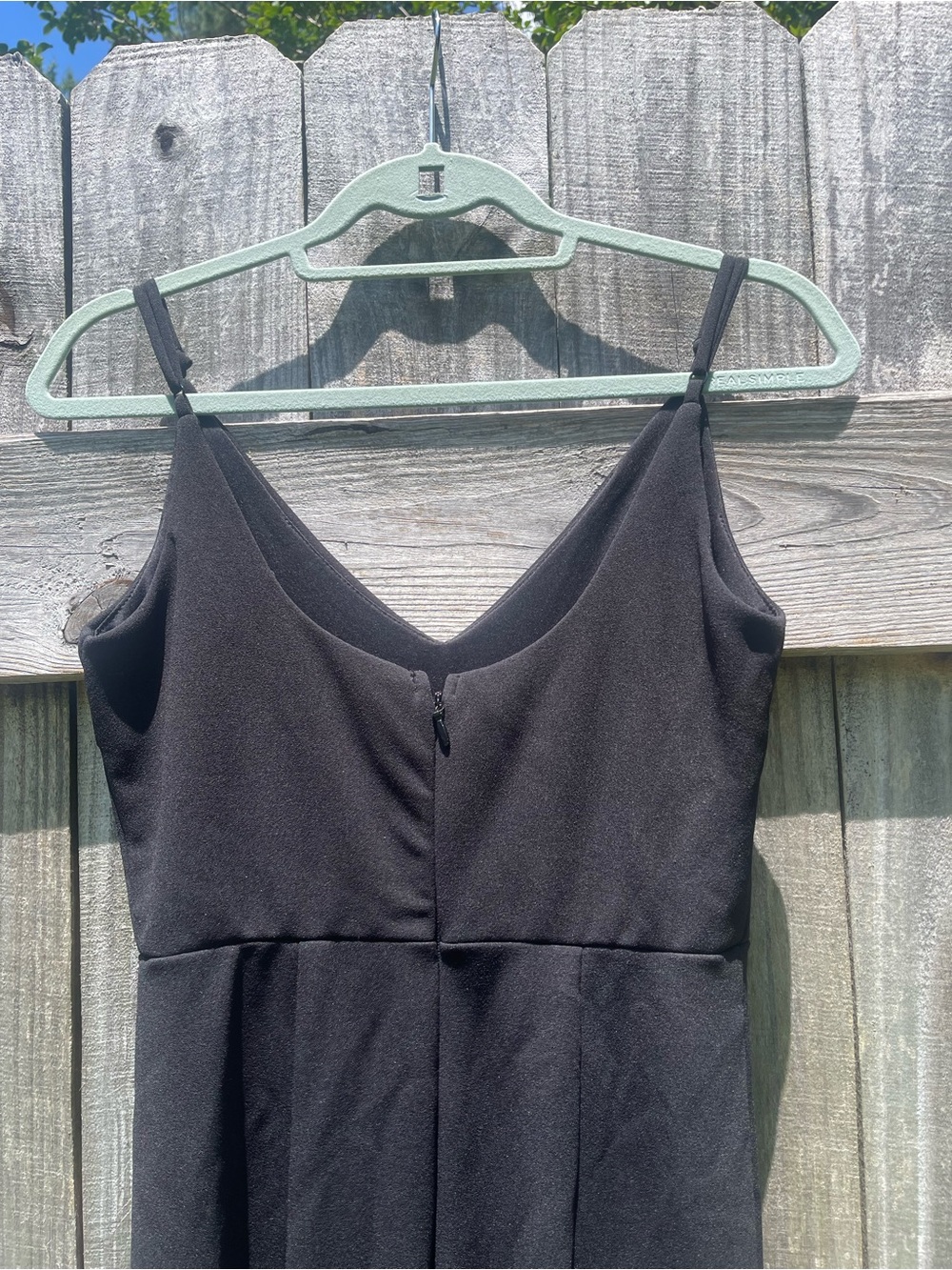 Lulu's Black V-Neck Spaghetti Strap Maxi Dress - Picture 8 of 10